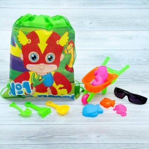 Песочный набор с сумкой «№1 во дворе», 9 предметов